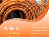 ỐNG HDPE GÂN XOẮN THƯƠNG HIỆU WINCO